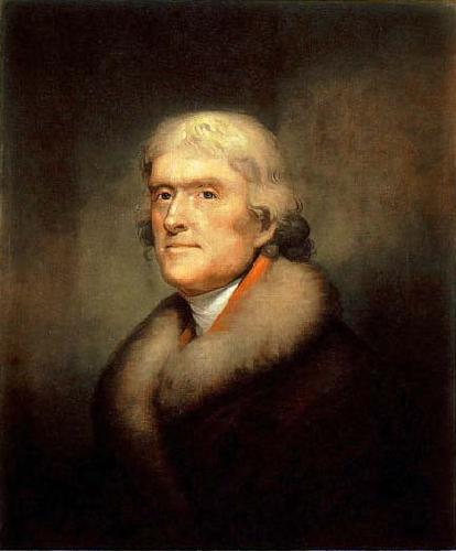  Painting of Thomas Jefferson